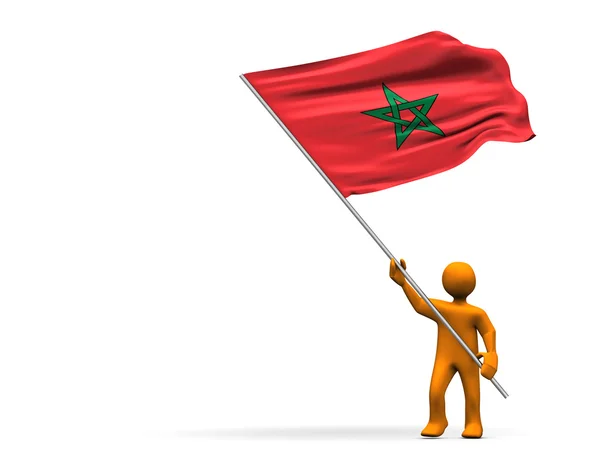 Marokko-Fan — Stockfoto