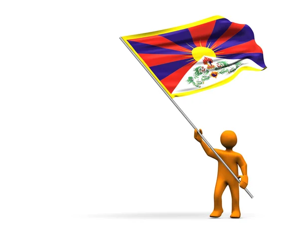Wentylator Tybetu — Zdjęcie stockowe