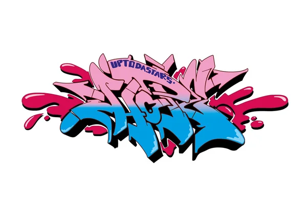 Graffiti Vector Sketch Design Word Hope — Stock Vector