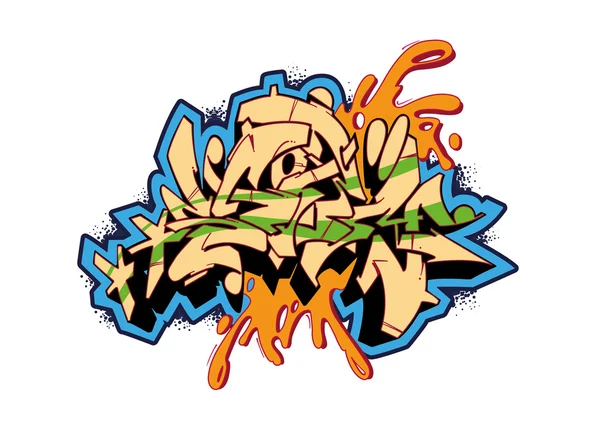 Tempestade de Graffiti — Vetor de Stock