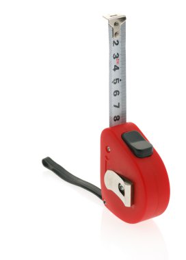 Tape measure isolated from white