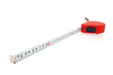 Tape measure isolated from white