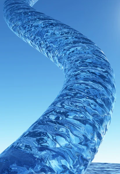 Abstract spout of water — Stock Photo, Image