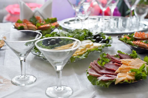 stock image Buffet table