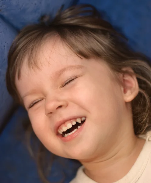 Children's laughter — Stock Photo, Image