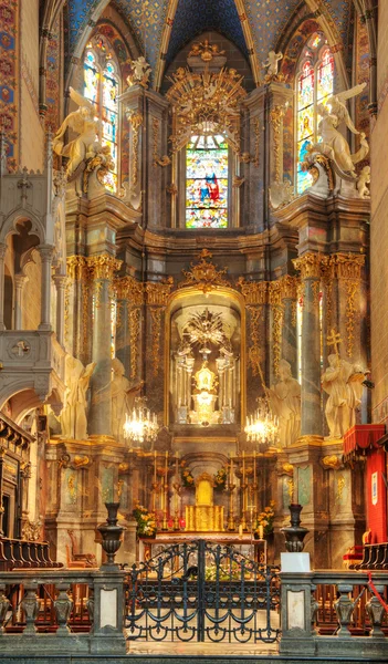 stock image Interior of ancient church