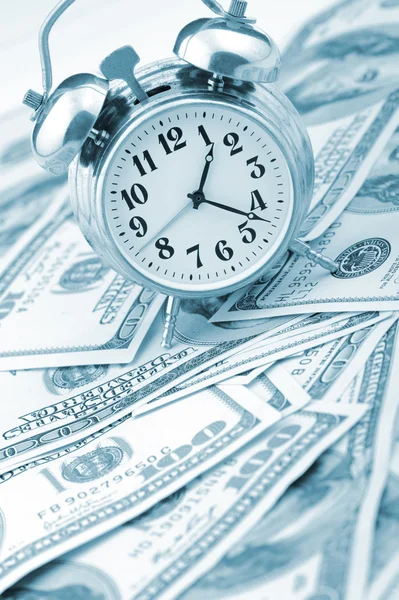 Időt - pénzt. üzleti koncepció. — Stock Fotó