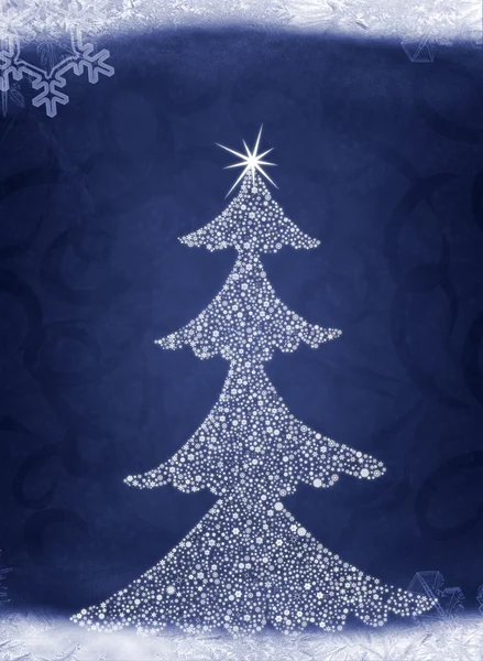 Weihnachten abstrakter Tannenbaum — Stockfoto