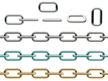 Set detailed chain clipart