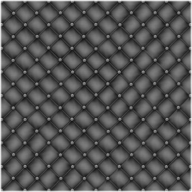 Seamless texture leather quilted a sofa clipart