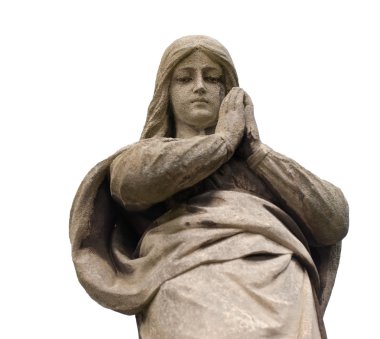 bir mezarlığı üzerinde guadalupe anıt lady