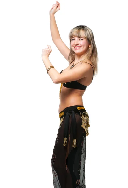 동쪽 춤 한 벌에 있는 여자 — 스톡 사진