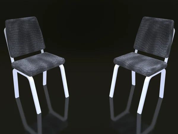 Two armchairs for discussion — Stock Photo, Image