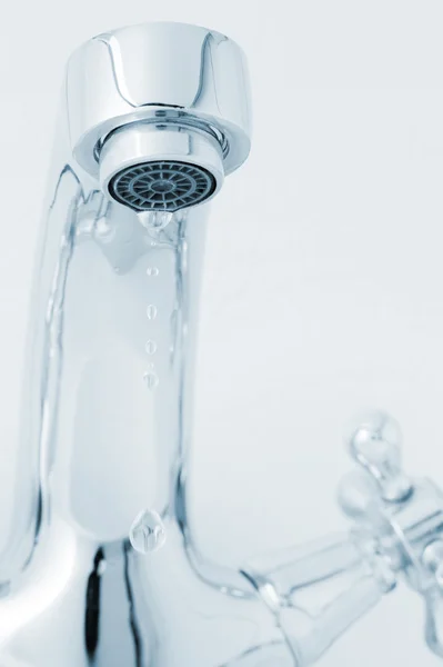 Tap with drop water — Stock Photo, Image