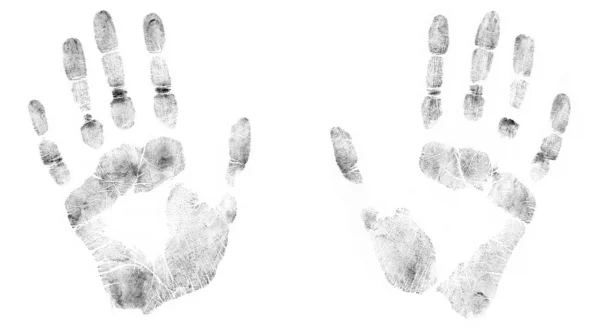 Impresión de manos humanas — Foto de Stock