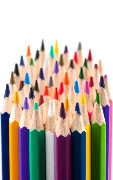 Ensemble de crayons de couleur — Photo