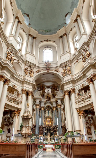 stock image Interior of ancient church