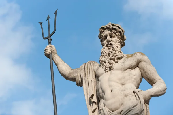 Statua neptun — Zdjęcie stockowe