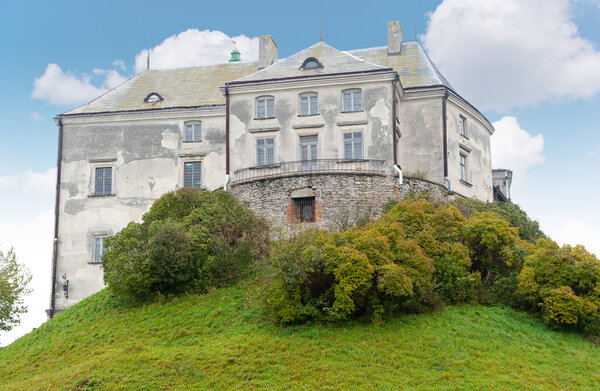 Ancient castle on a hill