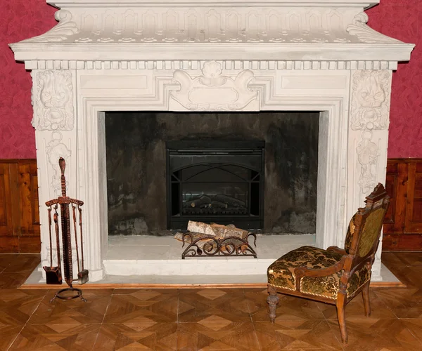 stock image Ancient fireplace