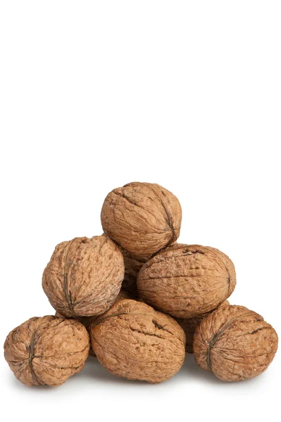 Heap walnut — Stock Photo, Image