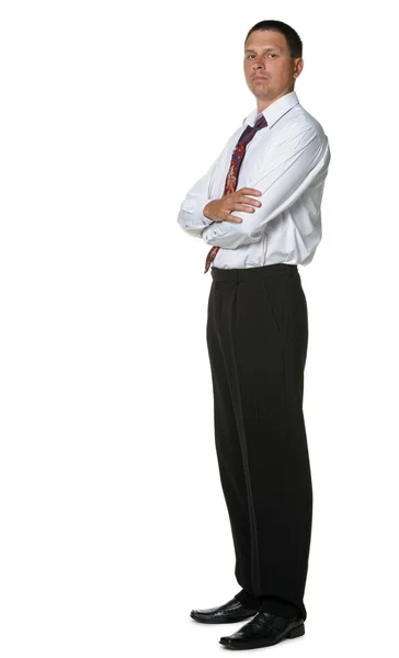 The businessman in a shirt and a tie — Stock Photo, Image