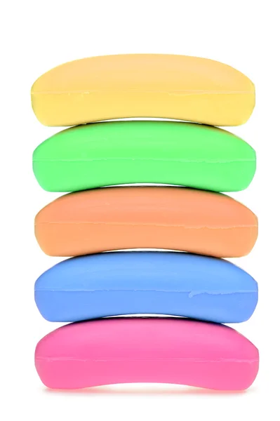 Set de felii de săpun de diferite culori — Fotografie, imagine de stoc