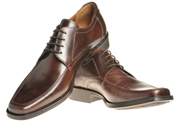 Par un zapato de cuero marrón —  Fotos de Stock