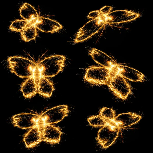 A borboleta de fogos de bengala — Fotografia de Stock