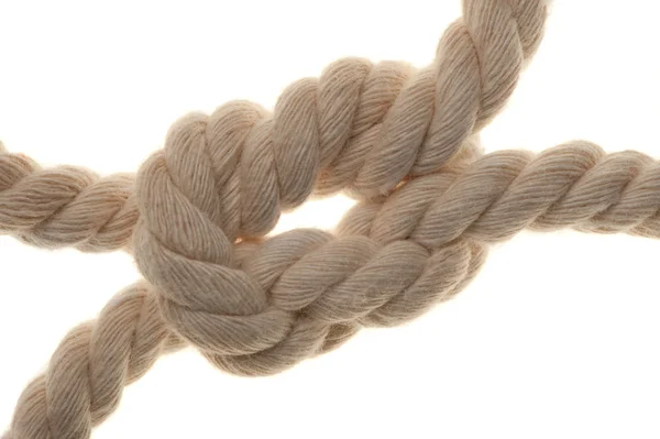 Cord with knot. — Stock Photo, Image
