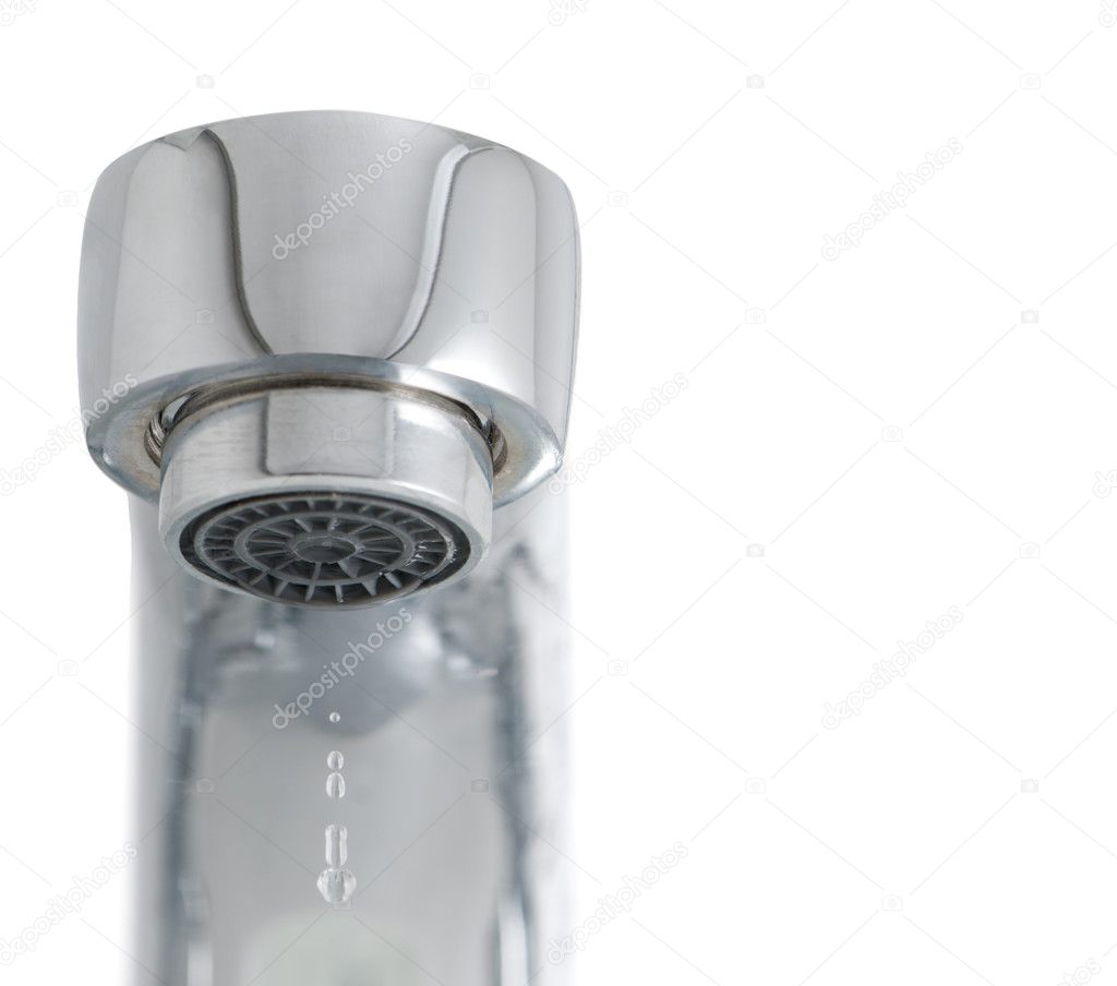 Tap with drop water