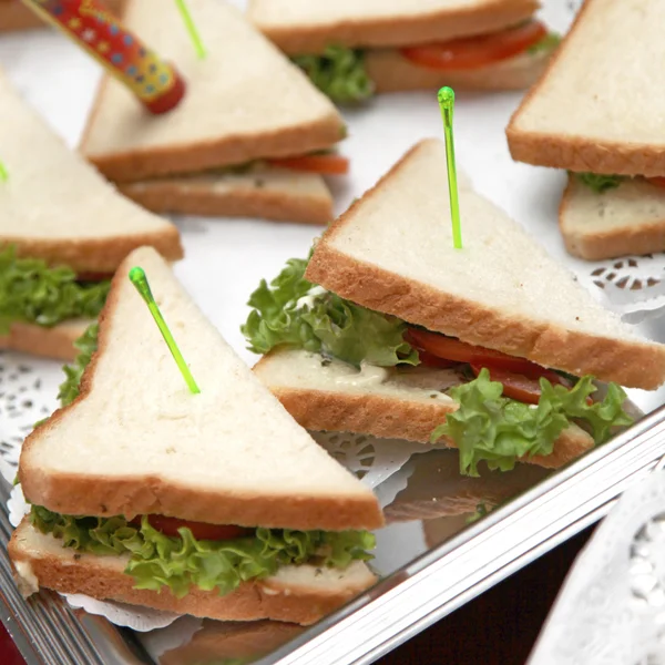Smakelijk, toast of sandwich — Stockfoto