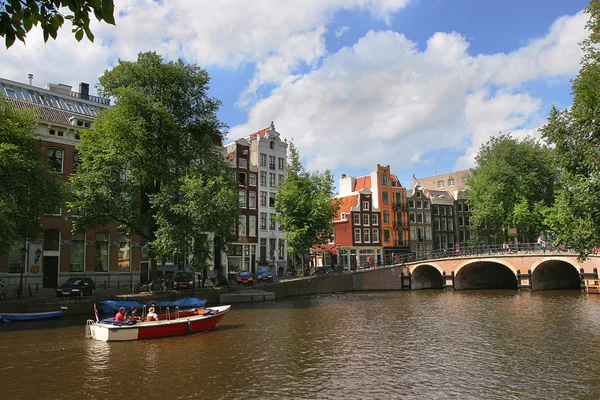 Panorama urbano di Amsterdam . — Foto Stock