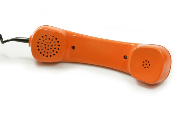 古いオレンジ電話チューブ — ストック写真