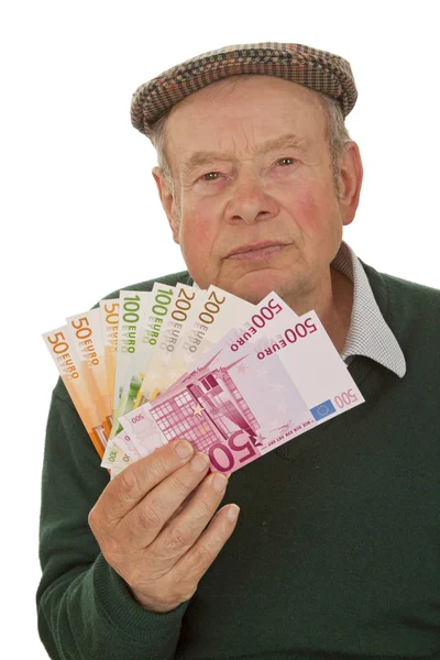 stock image Grandpa with Euros