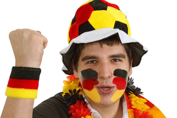 Německý fotbalový fanoušek — Stock fotografie