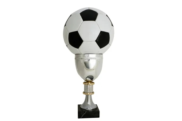 Soccer Cup Isolated White Background — Stock Photo, Image