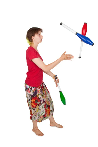 Żonglowanie — Zdjęcie stockowe