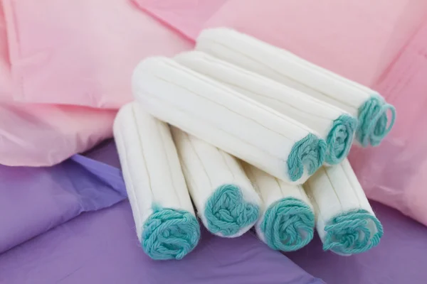 stock image Sanitary napkins and tampons