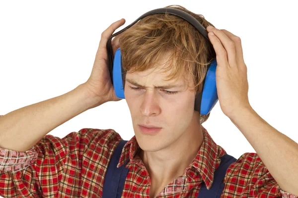 Ochrona słuchu — Zdjęcie stockowe