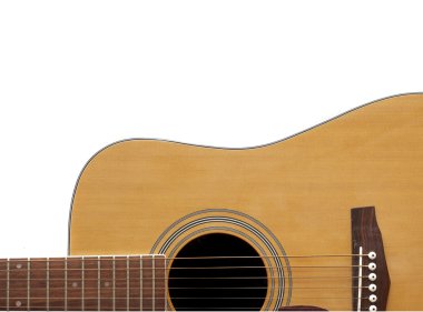 Acoustic Guitar Crop with Adspace clipart