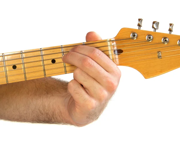 Gitara akord em — Zdjęcie stockowe