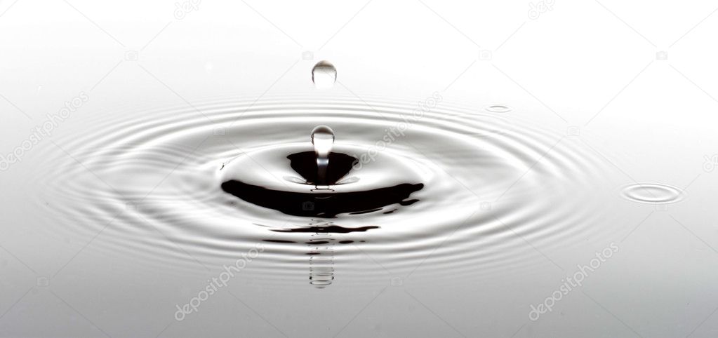 Serene Water Droplets