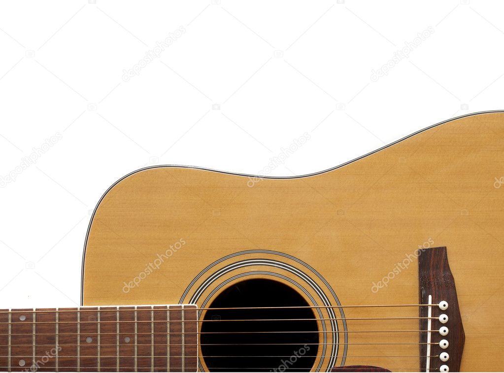 Acoustic Guitar Crop with Adspace