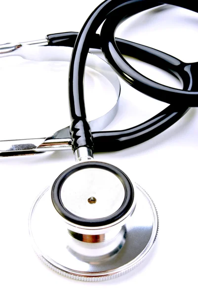 A very new stethoscope and white background — Stock Photo, Image