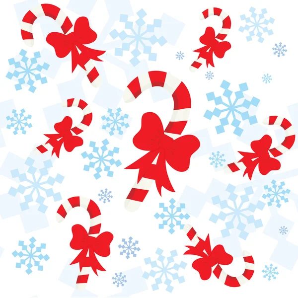 Christmas seamless pattern with snowflakes — Stock Vector