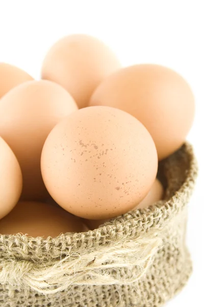 Many eggs are in the bag — Stock Photo, Image