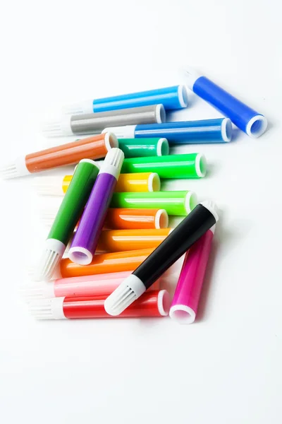 Цветные войлочные ручки — стоковое фото