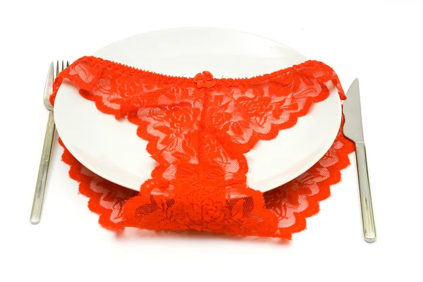 Red Panties — Stock Photo, Image