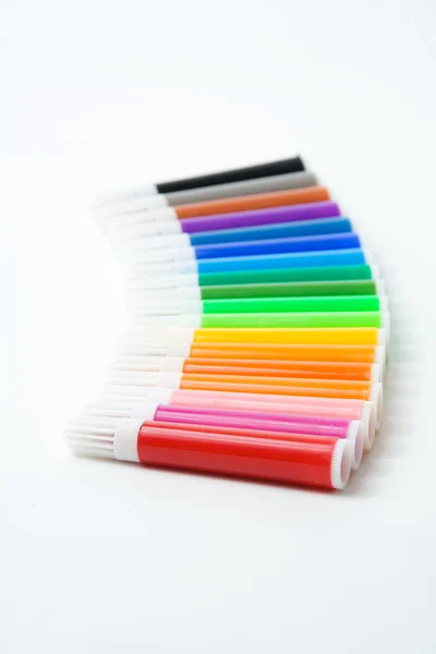 Canetas feltro coloridas — Fotografia de Stock